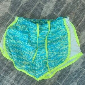 Yellow and Blue Shorts